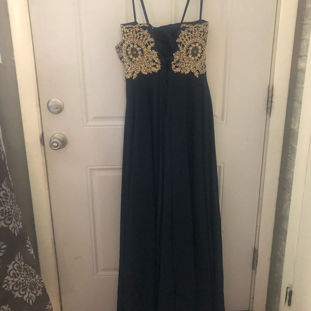 A Beautiful blue dress